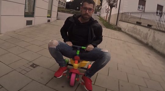 Luxusgold Sketch: Luxusgewinner - Dreirad (Teil1)